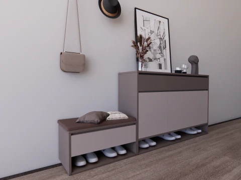 Wardrobe -B3 3D Model