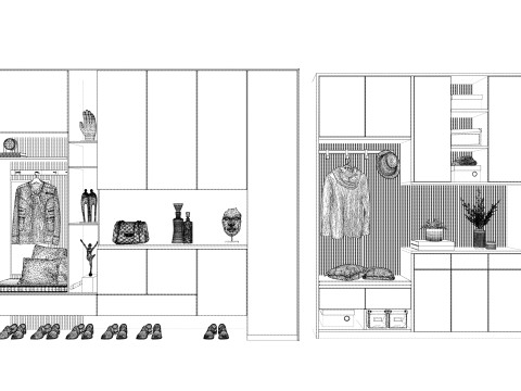Wardrobe -B3 3D Model