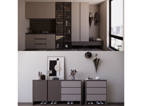 Wardrobe -B4 3D Model