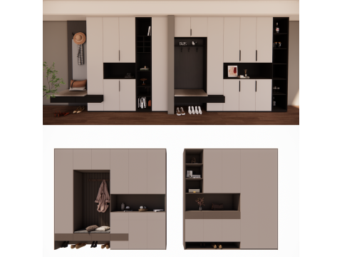 Wardrobe -B5 3D Model