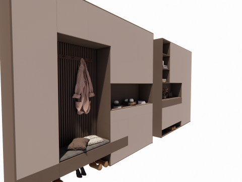 Kleiderschrank -B5 3D Modell