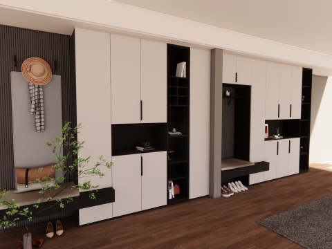 Kleiderschrank -B5 3D Modell