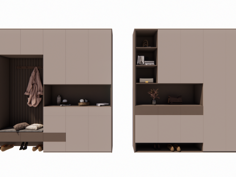 Kleiderschrank -B5 3D Modell