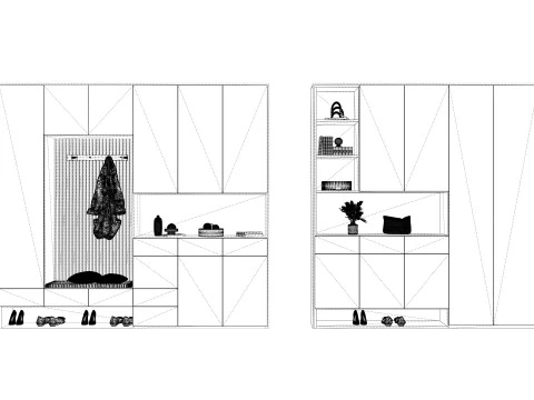 Wardrobe -B5 3D Model