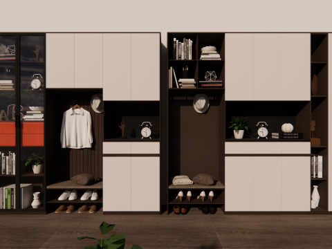 Kleiderschrank -B6 3D Modell