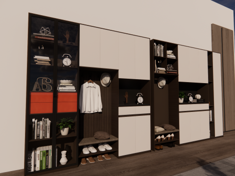 Kleiderschrank -B6 3D Modell