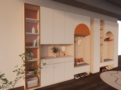 Kleiderschrank -B6 3D Modell