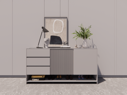 Kleiderschrank -B7 3D Modell