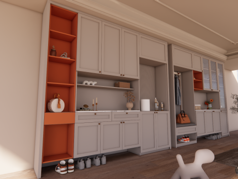 Kleiderschrank -B7 3D Modell