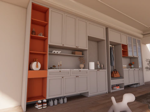 Wardrobe -B7 3D Model