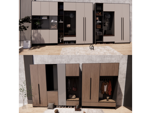 Wardrobe -B18 3D Model