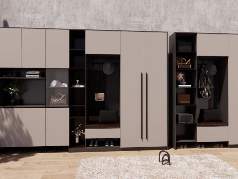 Wardrobe -B18 3D Model