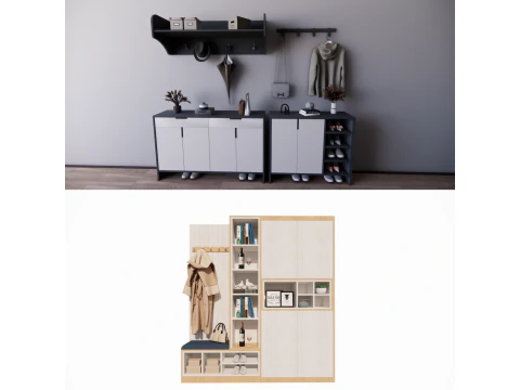 Wardrobe -B10 3D Model