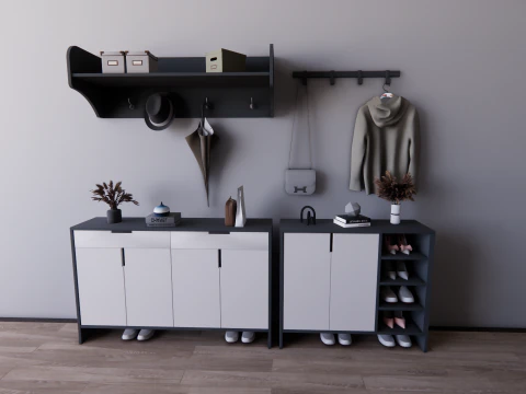 Wardrobe -B10 3D Model