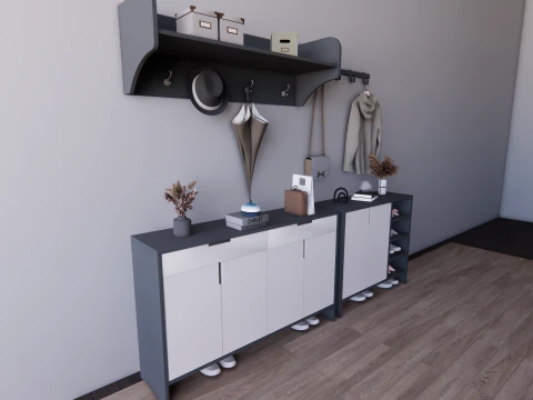 Wardrobe -B10 3D Model