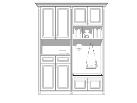 Wardrobe -B11 3D Model