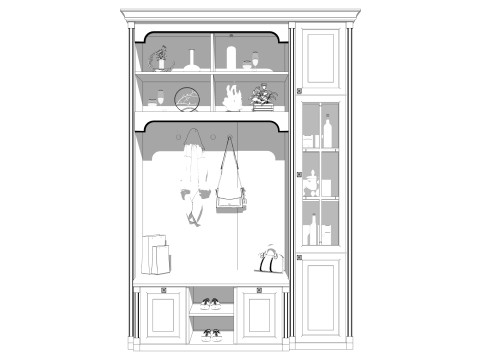 Kledingkast -B12 3D Model