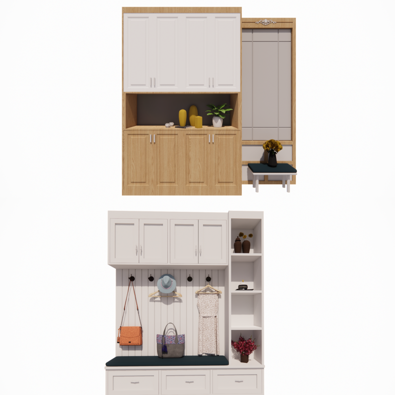 Armadio -B13 Modello 3D .c4d .max .obj .3ds .fbx .stl .blend