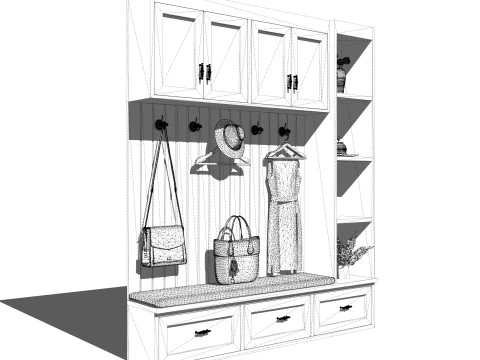 Wardrobe -B13 3D Model