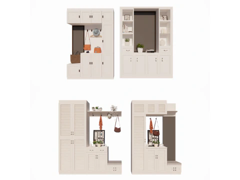 Lemari pakaian -B14 Model 3D