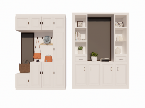 Kleiderschrank -B14 3D Modell