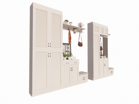 Kleiderschrank -B14 3D Modell