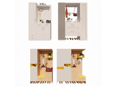 Wardrobe -B16 3D Model