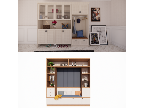 Wardrobe -B15 3D Model