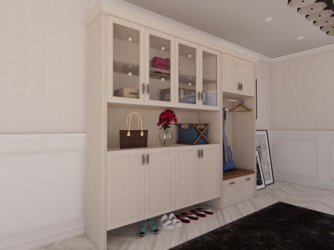 Kleiderschrank -B15 3D Modell