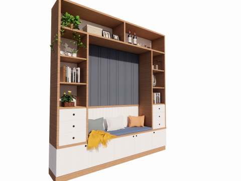 Kleiderschrank -B15 3D Modell