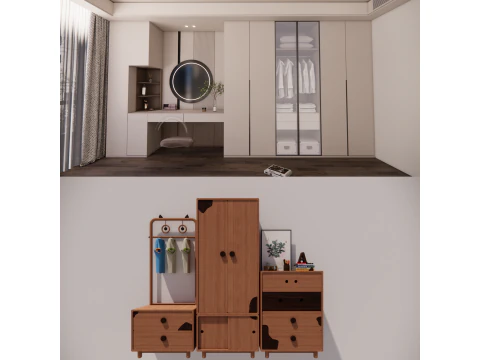 Hallway Furniture -B4 3D Model