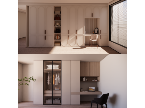 Мебель для прихожей -B6 3D Модель