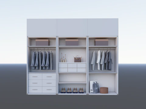 Hallway Furniture -B5 3D Model