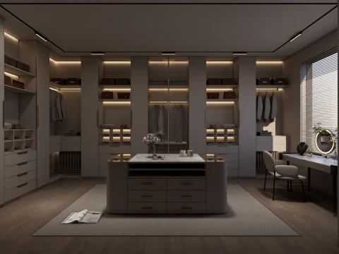 Hallway Furniture -B5 3D Model
