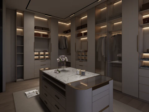 Hallway Furniture -B5 3D Model
