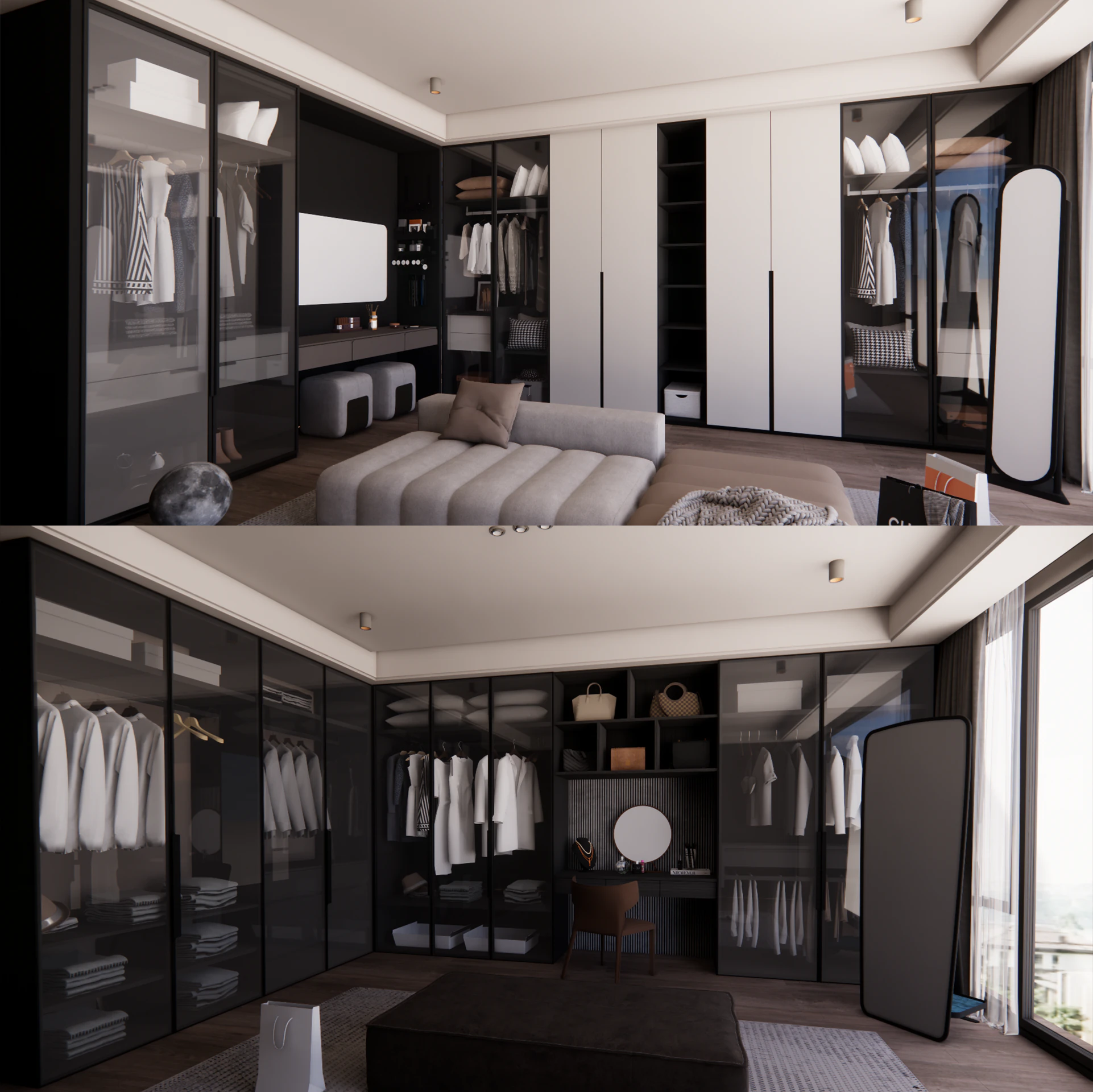 Hallway Furniture -B8 3D Model .c4d .max .obj .3ds .fbx .stl .blend 