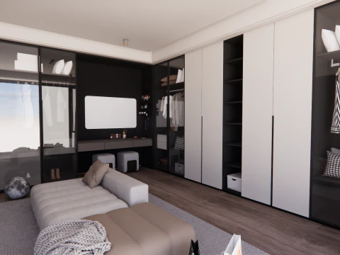 Hallway Furniture -B8 3D Model