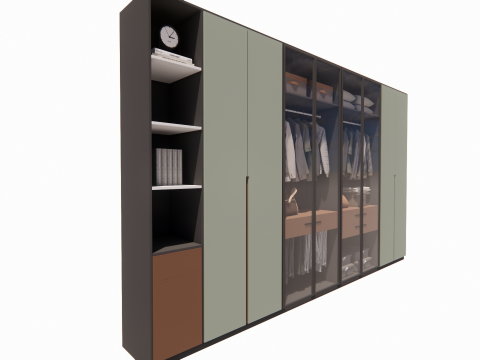 走廊家具-B11 3D 模型