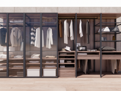 走廊家具-B11 3D 模型