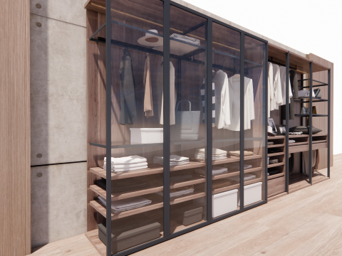 走廊家具-B11 3D 模型