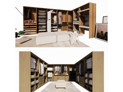 Muebles de pasillo -B12 Modelo 3D