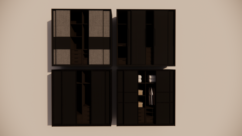 走廊家具-B13 3D 模型 .c4d .max .obj .3ds .fbx .stl .blend 