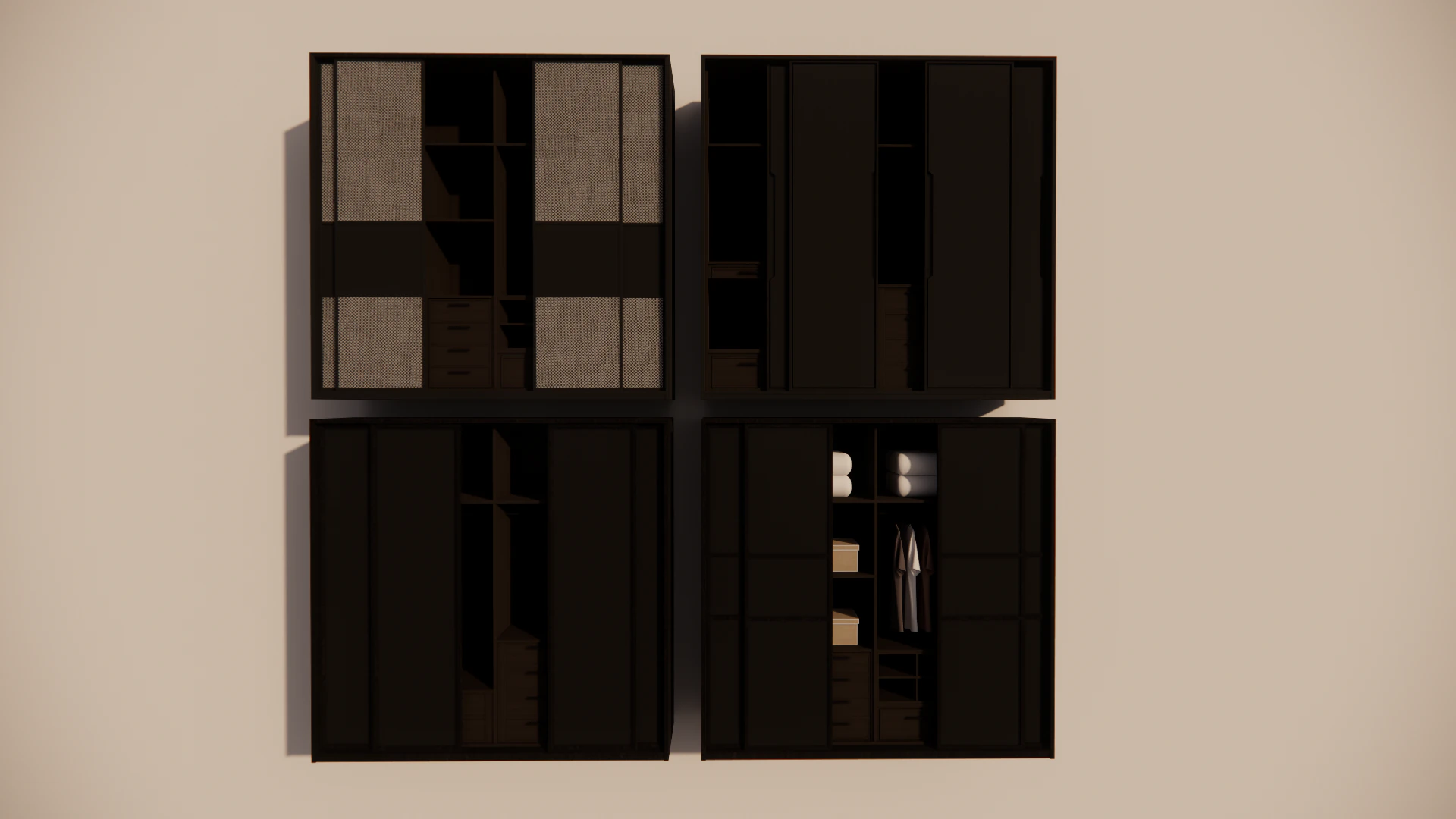 Hallway Furniture -B13 3D Model .c4d .max .obj .3ds .fbx .stl .blend 