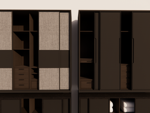 走廊家具-B13 3D 模型