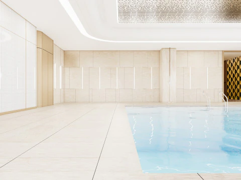 Collection swimming pools -B1 3D Model