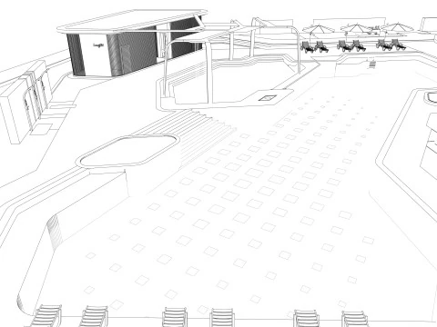 Collection swimming pools -B2 3D Model