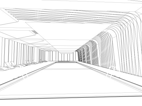 Kolekcja basen&oacute;w -B6 Model 3D