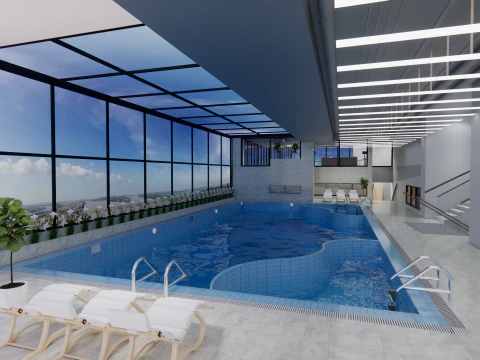 Collection swimming pools -B7 3D Model