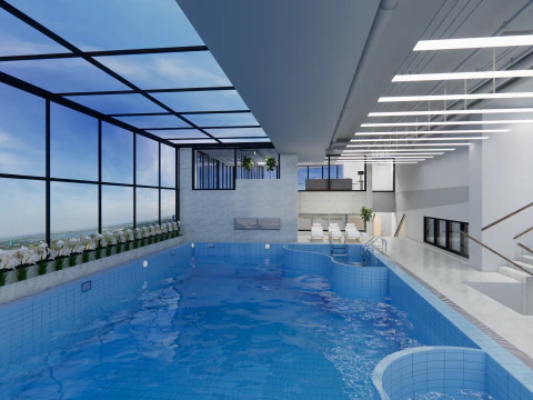 Collection swimming pools -B7 3D Model