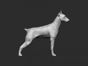 Mini doberman 3D Принт Модель